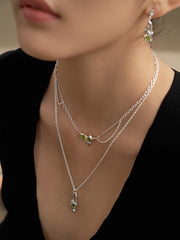 Lava Peridot Lucky Necklace