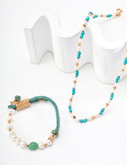 Pearl and Turquoise necklace
