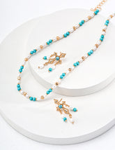 Pearl and Turquoise necklace