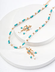 Pearl and Turquoise necklace