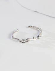 Cloudscape Moon Pearl Bracelet_White Gold