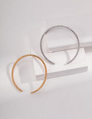 Chic Minimalist Cuff_Platinum