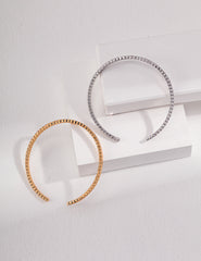 Chic Minimalist Cuff_Vintage Gold