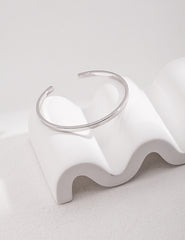 Plain cuff_Platinum