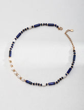 Sterling silver lapis lazuli necklace