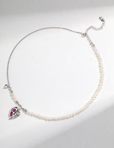 Pure Heart Necklace_White Gold