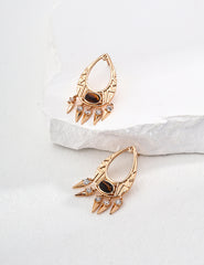 Sterling Silver Black Onyx Earrings