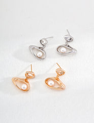 Sterling Silver Pearl Earrings