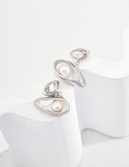 Sterling Silver Pearl Earrings