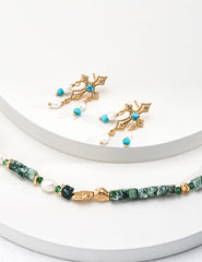 Qinghai Jade Pearl Necklace