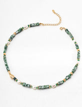 Qinghai Jade Pearl Necklace