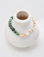 Qinghai Jade Pearl Bracelet