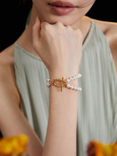 Radiant Layers Pearl Bracelet