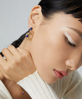 Luna Echo earrings_Vintage Gold