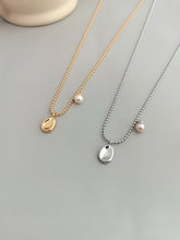 Classic Pearl Clavicle Necklace_Silver