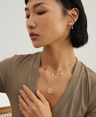 Leaf clavicle Necklace