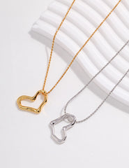 Heart Pendant_Unisex_Gold