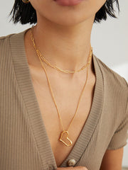 Heart Pendant_Unisex_Platinum