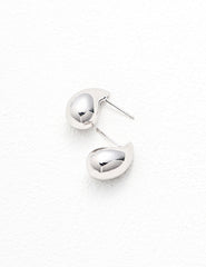 Teardrop Earrings_White Gold