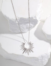 Sun Necklace_Platinum