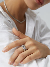 Unique Zircon Ring_Platinum