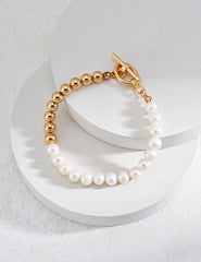 Bead Bracelet With Pearls