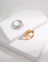 Irregular Silky Ring_Platinum