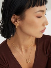 Sun Necklace_Platinum