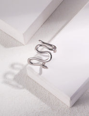 Wavy Ring_White Gold