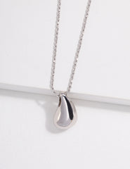Water Drop Pandent_Platinum