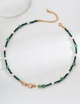 Tropical Green Malachite Necklace
