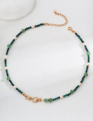 Tropical Green Malachite Necklace