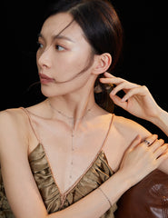 Long Star Necklace_Gold