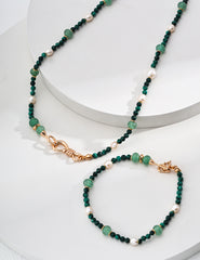 Tropical Green Malachite Necklace