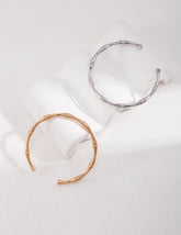 Chic Bamboo Bracelet_Platinum