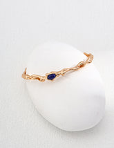 Lapis lazuli bracelet_Gold