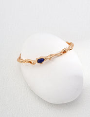 Lapis lazuli bracelet_Gold