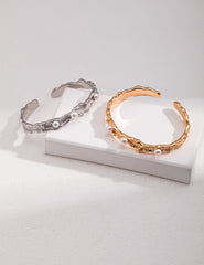 Ocean Wavy Bracelet_Gold
