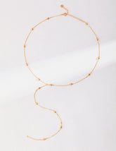 Long Star Necklace_Gold
