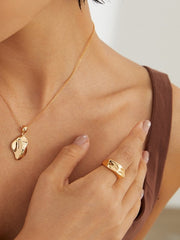 Irregular Silky Ring_Platinum