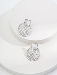 Starry Earrings_White Gold