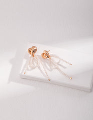 Bow Shell Pearl Earrings