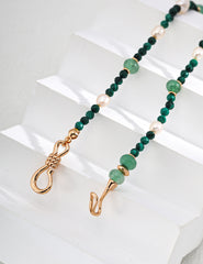 Tropical Green Malachite Necklace