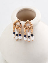 Happy Knot Pearl Earrings