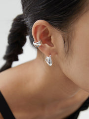 Earrings_Lava Series_Silver