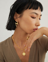 Sterling Silver Geometric Earrings