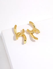 Sterling Silver Geometric Earrings