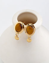 Tiger eye stone earrings