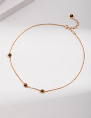 Sterling silver tiger eye/ Lapis Lazuli stone necklace and bracelet