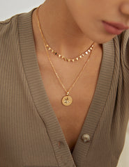 Small Triangle Clavicle Necklace